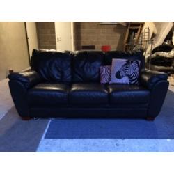 Can Deliver- 3 Seater Leather Sofa in Brown