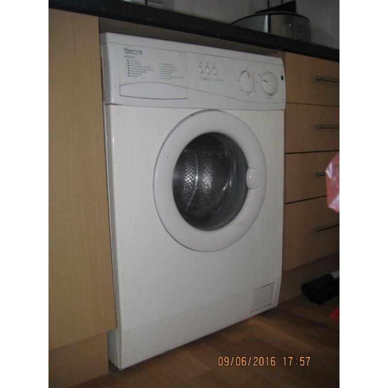 Washing Machine, Servis Caress 1200'A', 1200rpm