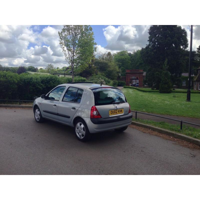 2002 RENAULT CLIO PRIVILEGE 1.4 AUTO 60'000 VOSA HISTORY MOT MAY 2017 HPI CLEAR 2 OWNERS CLEAN CAR