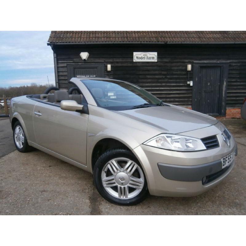 55 RENAULT MEGANE 1.6 VVT 115 COUPE CABRIOLET PRIVILEGE LOW MILES 46K FMDSH