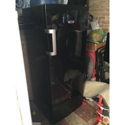 Beko black fridge - great condition