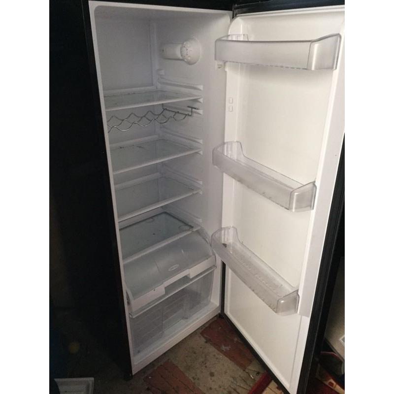 Beko black fridge - great condition