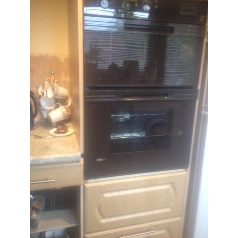 Europa Solar Plus double oven and grill also cooker hood and gas hob