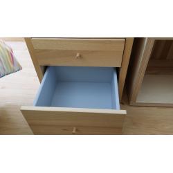 Ikea bedside storage unit x2