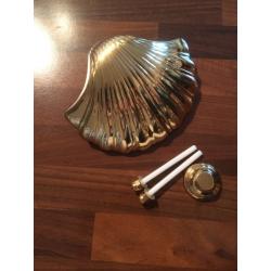 Shell Brass Door Knocker