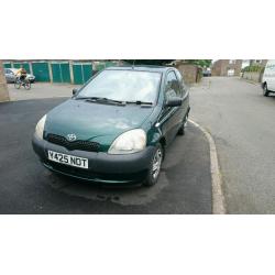 Toyota Yaris 1.0 vvt-i 12 months mot chip first car