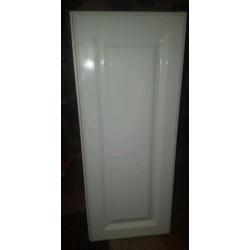 White wall cupboard bathroom cabinet