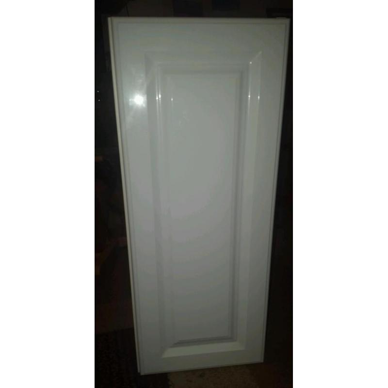 White wall cupboard bathroom cabinet