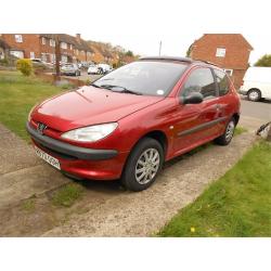 peugeot 206 1.4i. only 45k miles