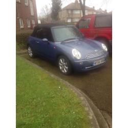 MINI COOPER CONVERTIBLE FOR SALE LOW MILAGE