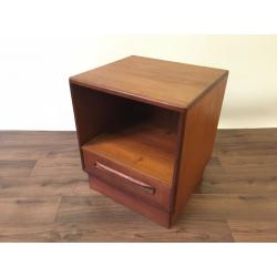 Retro Teak G-Plan Fresco Bedside Table Cabinet Drawers - Vintage - GPlan G Plan