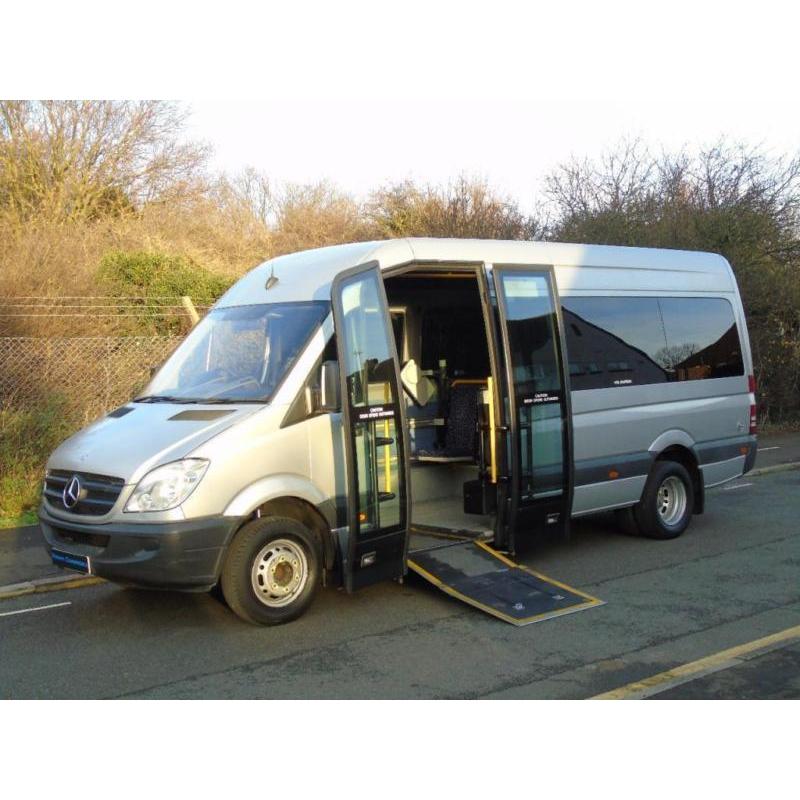 2008 57 MERCEDES-BENZ SPRINTER 2.1 511CDI 109 BHP 14 SEATER SERVICE BUS WITH DIS