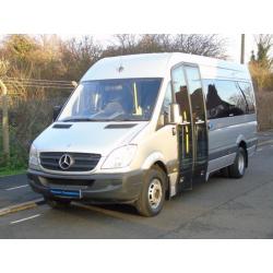 2008 57 MERCEDES-BENZ SPRINTER 2.1 511CDI 109 BHP 14 SEATER SERVICE BUS WITH DIS