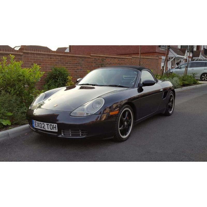 Porsche Boxster 3.2 S (240) Convertible (2002/02 Reg) - BLACK - 6 SPEED MANUAL - XENONS - BOSE