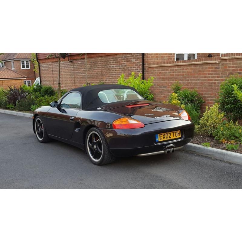 Porsche Boxster 3.2 S (240) Convertible (2002/02 Reg) - BLACK - 6 SPEED MANUAL - XENONS - BOSE