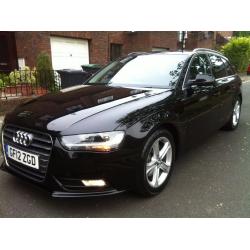 Audi A4 Avant 2.0 TDI e SE Technik 5dr 2012 REG NEW SHAPE SAT NAV BLACK LEATHERS SEATS P/X WELCOME