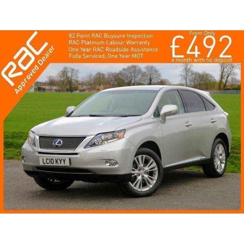 2010 Lexus RX RX450h 3.5 Hybrid SE-L 4x4 Auto Sat Nav Rear Cam DAB 1 Private Own