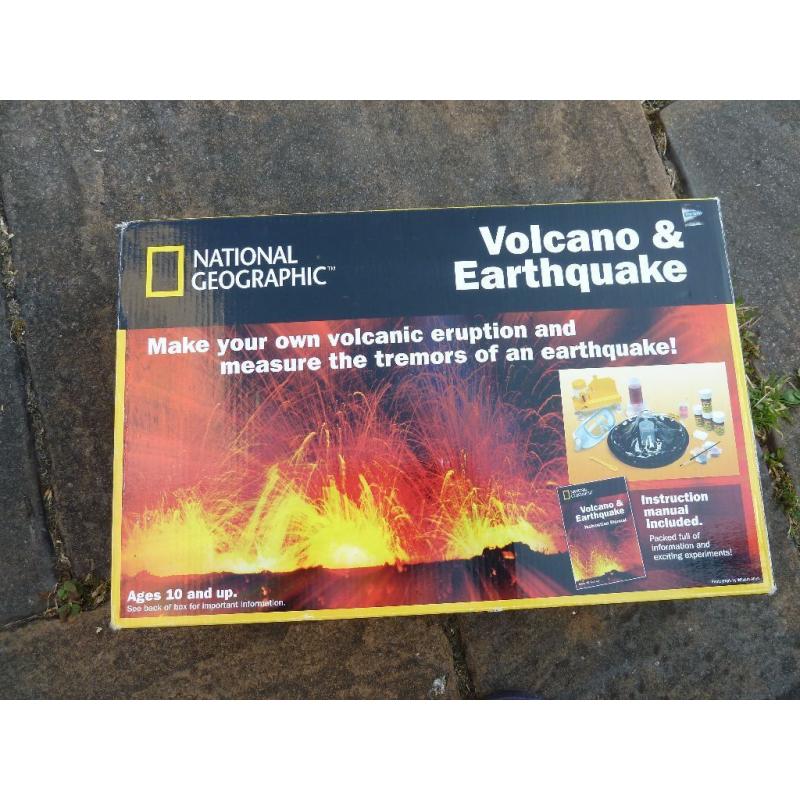 National Geographic Volcano and Earthquake set.