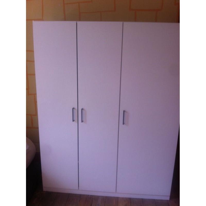 SOLD - large triple wardrobe