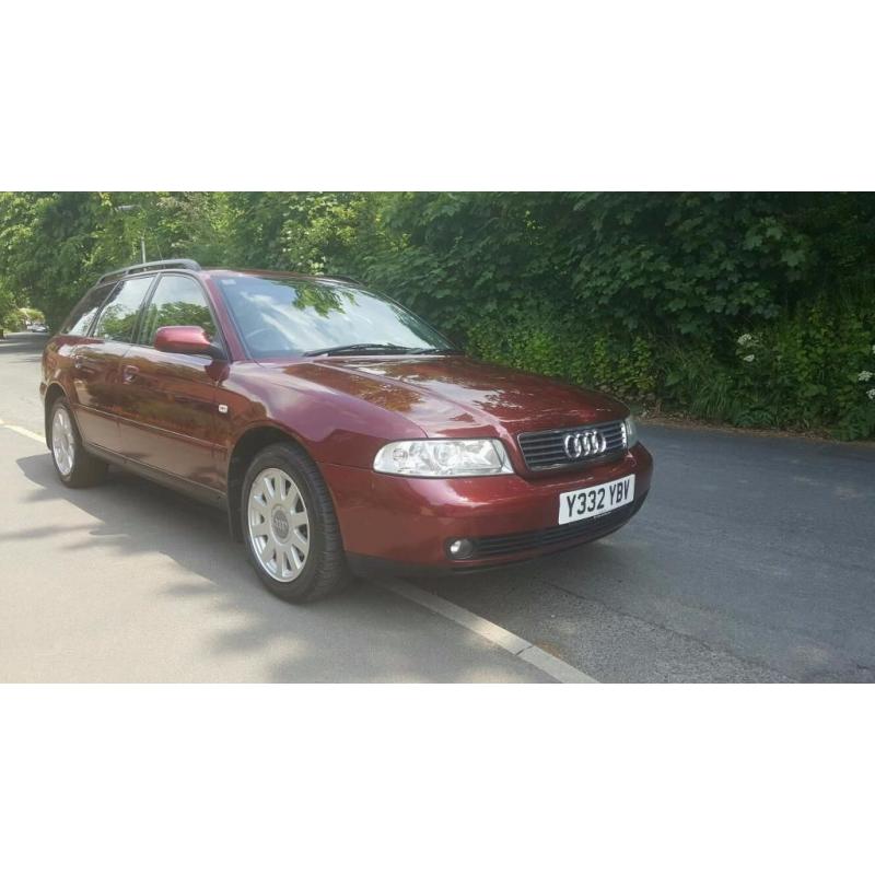 AUDI A4 AVANT 1.8 SE 2001 Y. ONE OWNER FROM NEW.