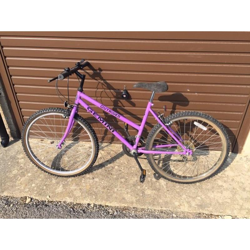 Gemini OutRider Ladies Bike. Serviced. Good condition. Can deliver