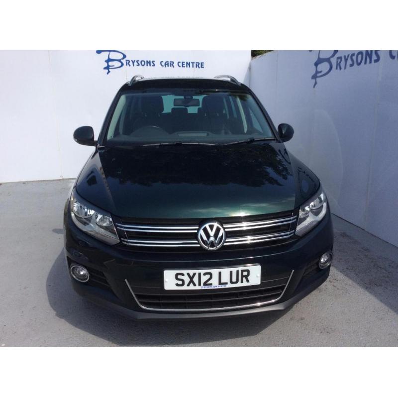 VOLKSWAGEN TIGUAN 2.0 TDi BlueMotion Tech SE DSG Auto (green) 2012