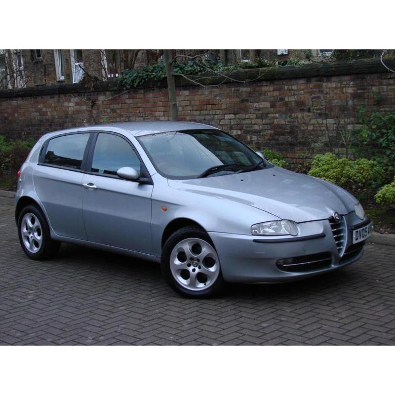 EXCELLENT DIESEL! 2005 ALFA ROMEO 147 1.9 JTD TURISMO 5dr, 1 YEAR MOT FULL SERVICE HISTORY12 STAMPS