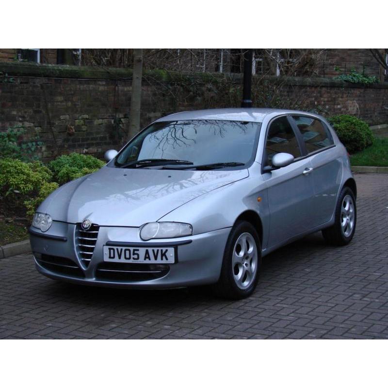 EXCELLENT DIESEL! 2005 ALFA ROMEO 147 1.9 JTD TURISMO 5dr, 1 YEAR MOT FULL SERVICE HISTORY12 STAMPS