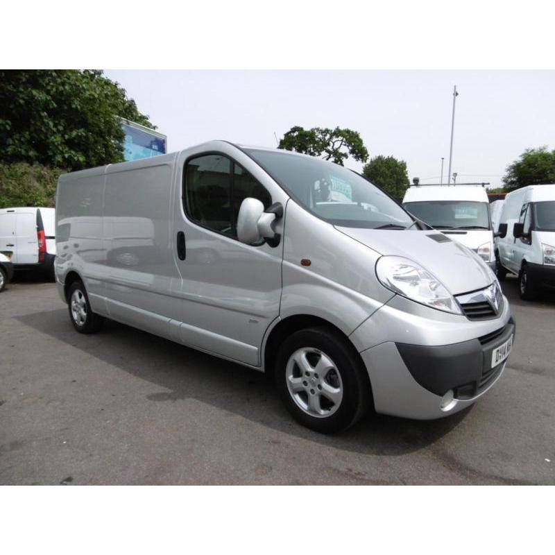 2014 VAUXHALL VIVARO 2900 CDTI SPORTIVE LWB DIESEL VAN WITH ONLY 12.000 MILES FR