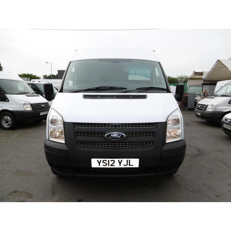 2012 FORD TRANSIT T350/125 MWB MEDIUM DIESEL VAN *** 1 OWNER,6 SPEED MANUAL,125P