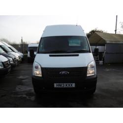 2013 FORD TRANSIT 350/125 LWB HI ROOF DIESEL VAN *** 6 SPEED,125PS,1 OWNER AND M