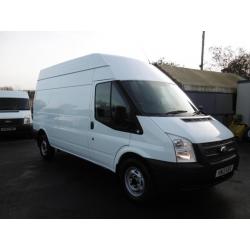 2013 FORD TRANSIT 350/125 LWB HI ROOF DIESEL VAN *** 6 SPEED,125PS,1 OWNER AND M