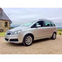 ?2006 Vauxhall Zafira 1.6 Petrol MPV 7 Seater 1 Year Mot 2 Keys Family Car