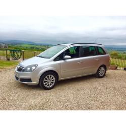 ?2006 Vauxhall Zafira 1.6 Petrol MPV 7 Seater 1 Year Mot 2 Keys Family Car