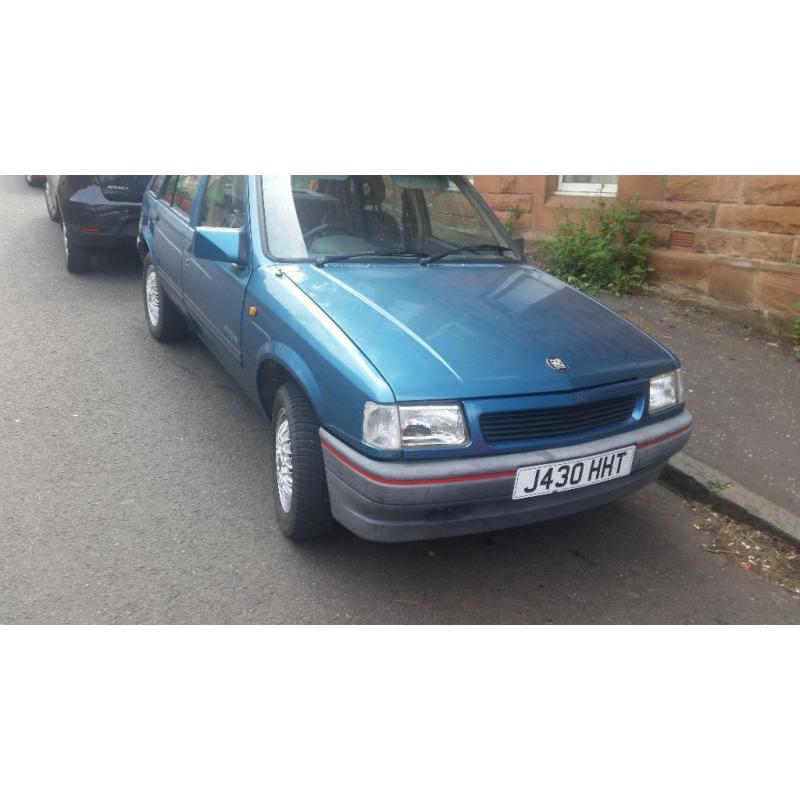 Deal of the day vauxhall nova 7 months mot 44000 miles