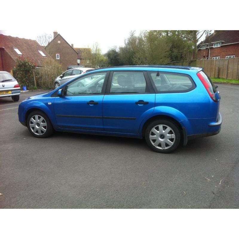 Blue Diesel Ford Focus TDCI 90 HP, Estate Manual - 10 Months MOT.