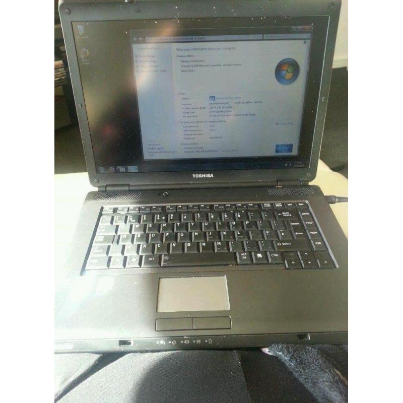 Toshiba laptop for sale