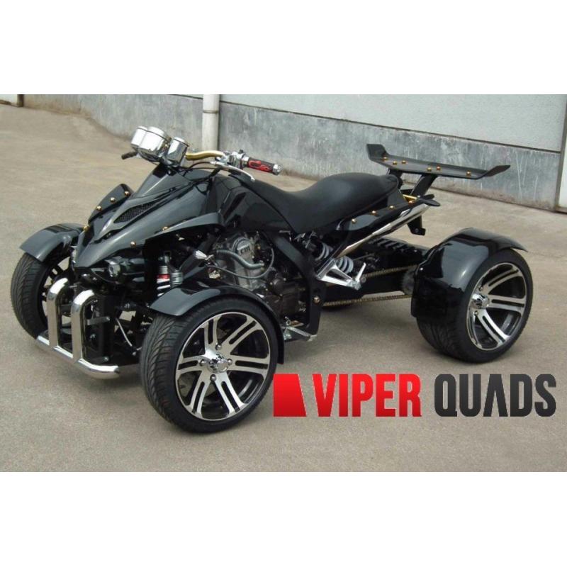 Viper 250F1 , 350 F1 SuperSnake,Black, Road Legal Quad Bikes, Brand New 2016, Spyracing 250/350 F1