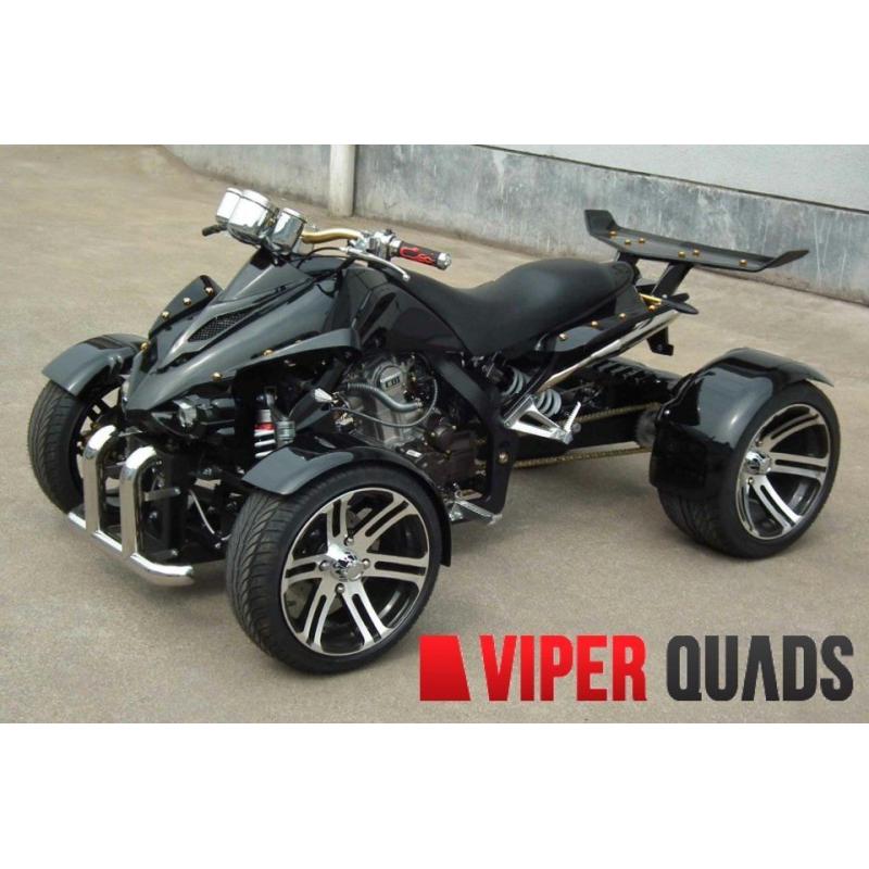 Viper 250F1 , 350 F1 SuperSnake,Black, Road Legal Quad Bikes, Brand New 2016, Spyracing 250/350 F1