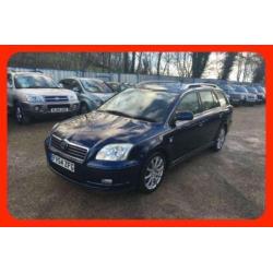 TOYOTA AVENSIS 2.0 VVT-I T SPIRIT 54 REG ** FULL BLACK LEATHER INTERIOR **