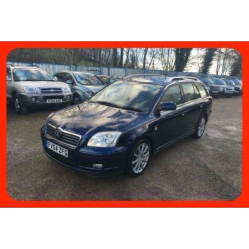 TOYOTA AVENSIS 2.0 VVT-I T SPIRIT 54 REG ** FULL BLACK LEATHER INTERIOR **