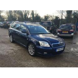 TOYOTA AVENSIS 2.0 VVT-I T SPIRIT 54 REG ** FULL BLACK LEATHER INTERIOR **