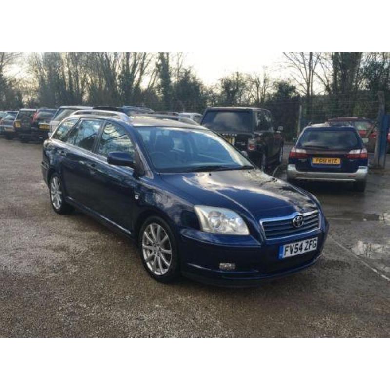 TOYOTA AVENSIS 2.0 VVT-I T SPIRIT 54 REG ** FULL BLACK LEATHER INTERIOR **