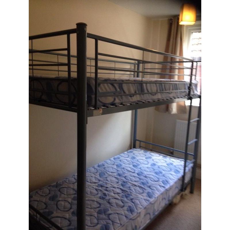 Bunk Beds - single (frame only no mattress)