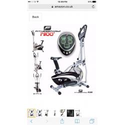 New 2 in 1 cross trainer with bike