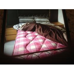 Double bed frame and mattress for sale