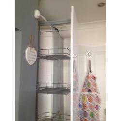 Hafele height adjustable pull out larder unit