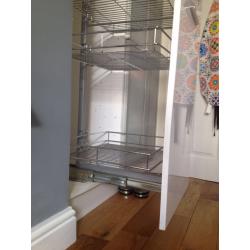 Hafele height adjustable pull out larder unit