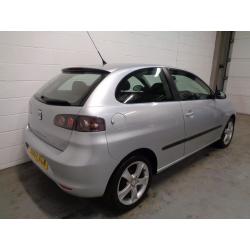 SEAT IBIZA SPORT , 2007 REG , LOW MILEAGE + FULL HISTORY , YEARS MOT , FINANCE AVAILABLE , WARRANTY