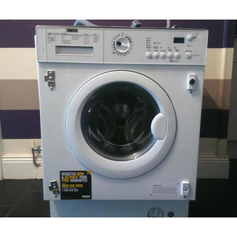 Zanussi integrated washing machine 7kg